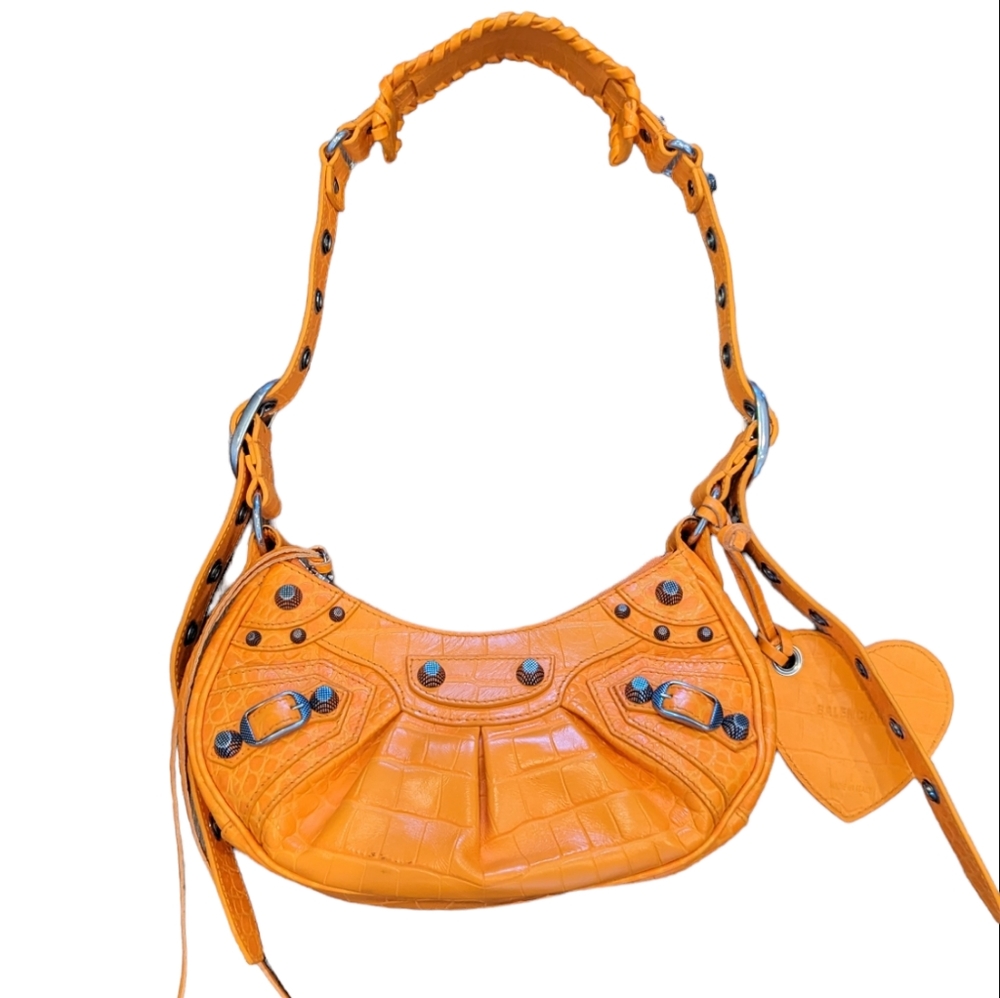 Balenciaga Le Cagole XS orange bag